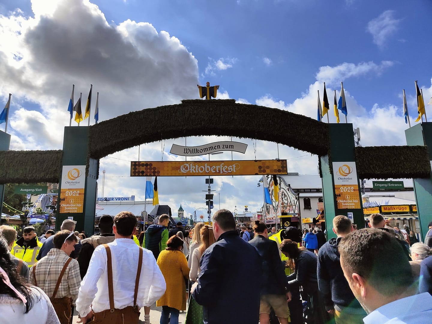 Oktoberfest main entrance