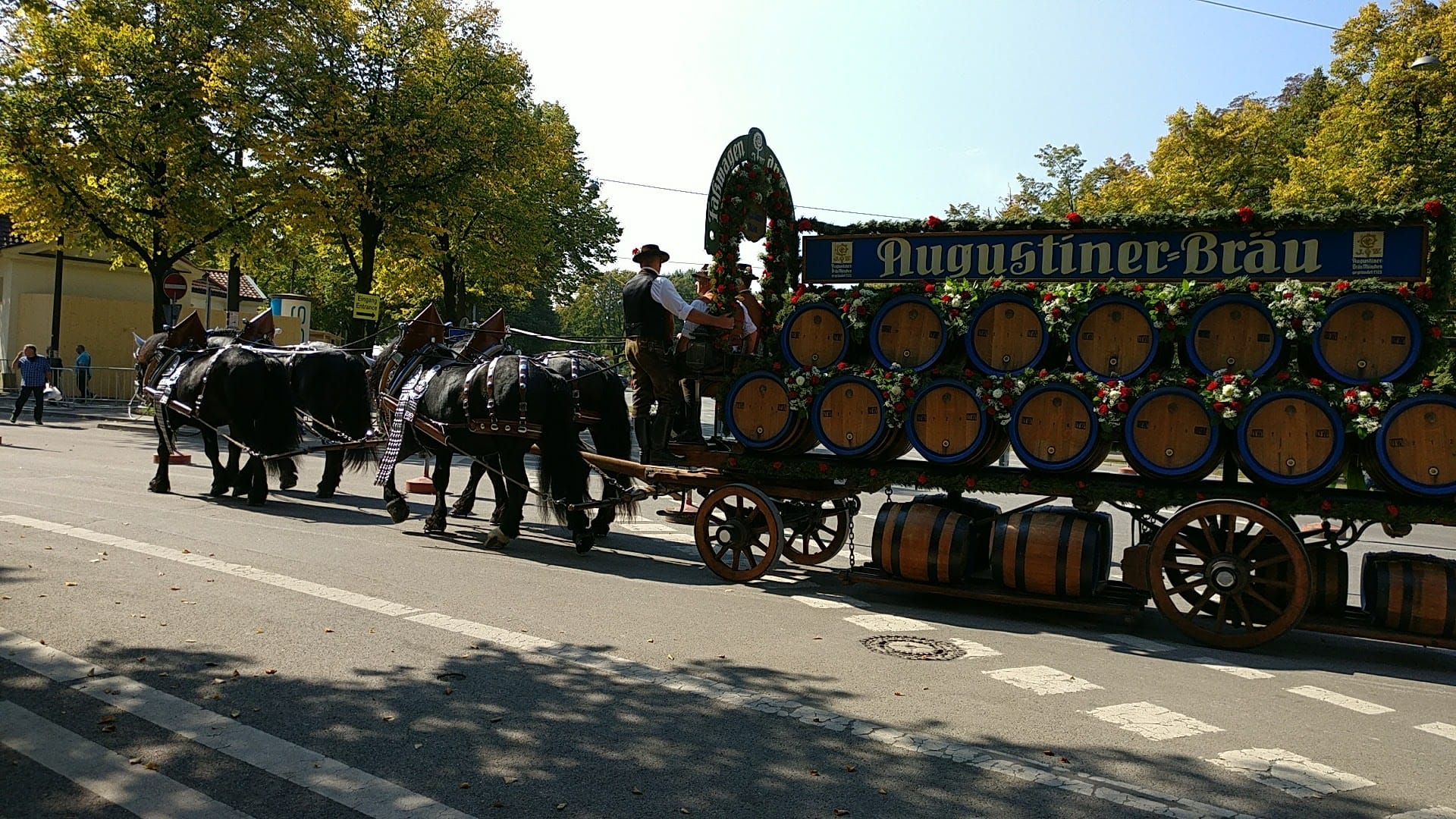 tapping of the kegs